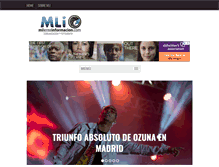 Tablet Screenshot of milenteinformacion.com